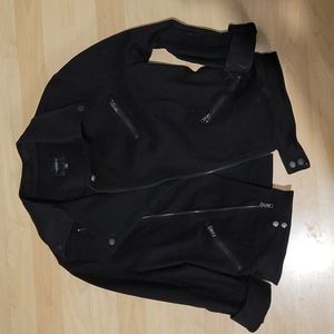 Black rinse denim Liverpool Moto jacket